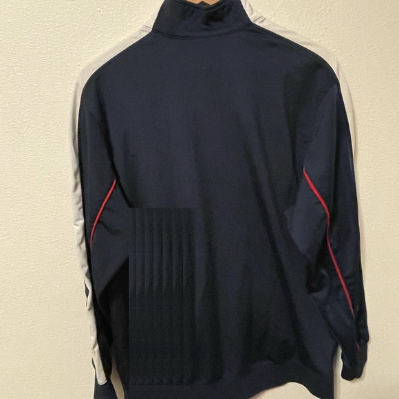 Nike Air Jordan Retro Track Jacket Full Zip Men's Navy Blue Size Medium - Picture 6 of 9